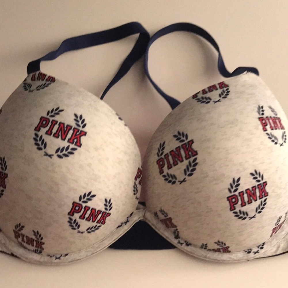 Pink super push bra